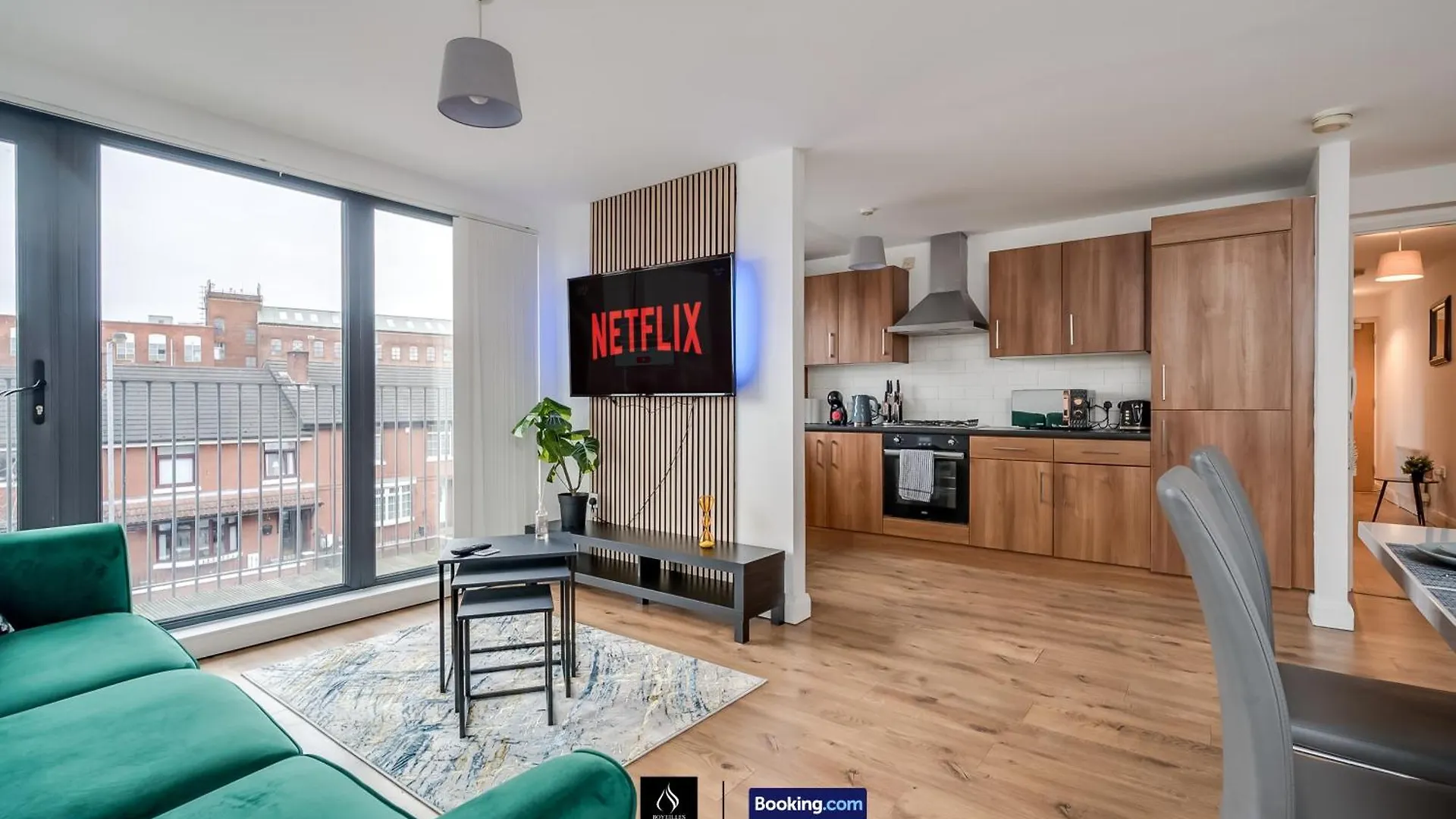 2 Bed Modern Cozy Apt By Boyeilles Apartments Short Lets & Serviced Accommodation Belfast With Free Wifi
